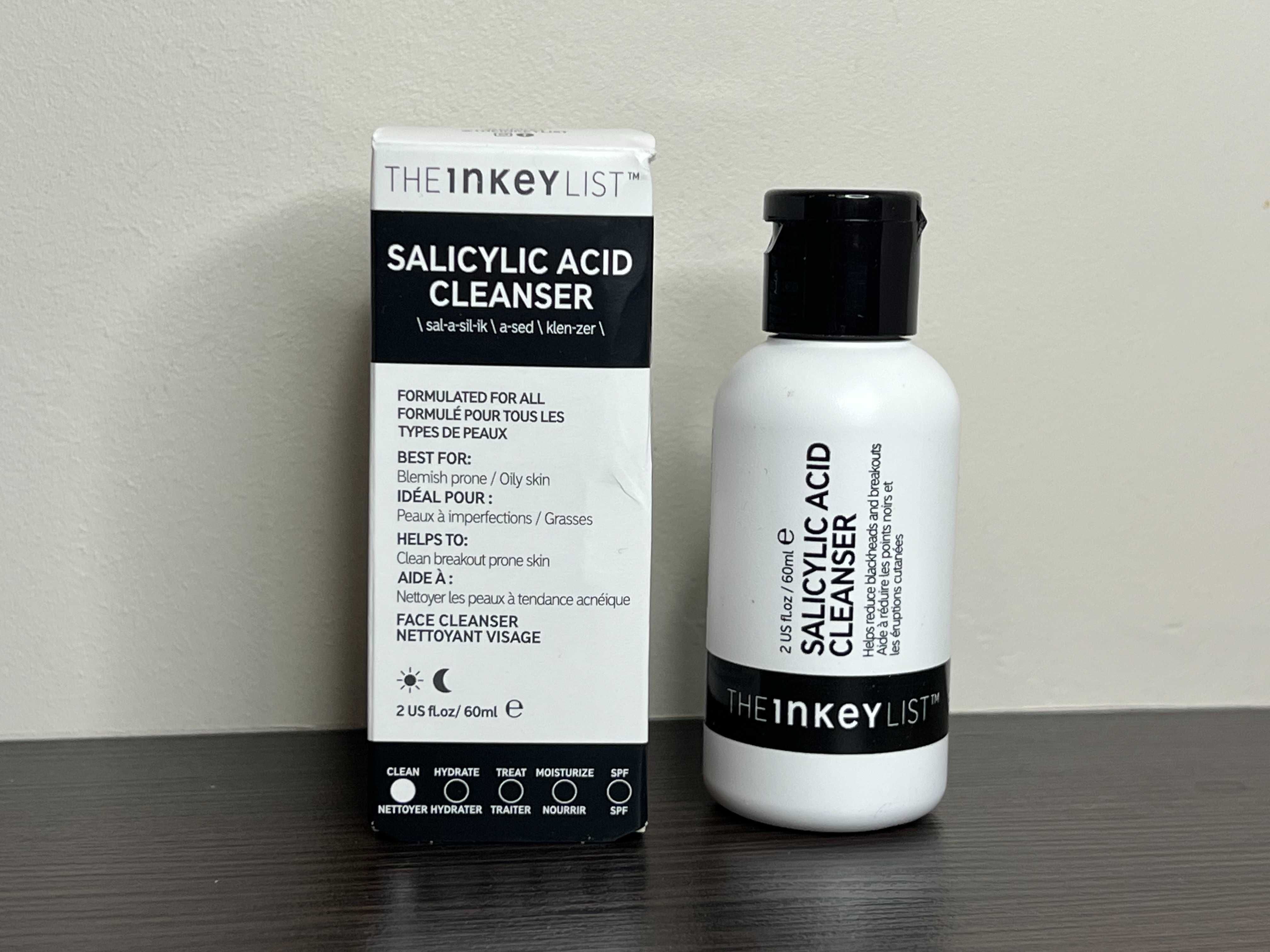 THE INKEY LIST Żel oczyszczający z kwasem salicylowym 60ml mini travel
