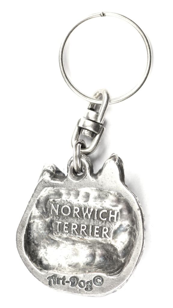 Norwich Terrier brelok do kluczy posrebrzany Art-Dog