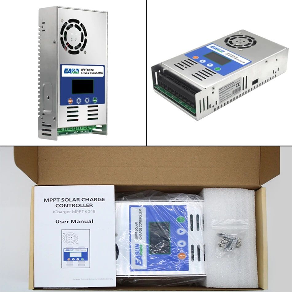 Kontroler ładowania PV MPPT 60A do systemów 12V - 48V fotowoltaika