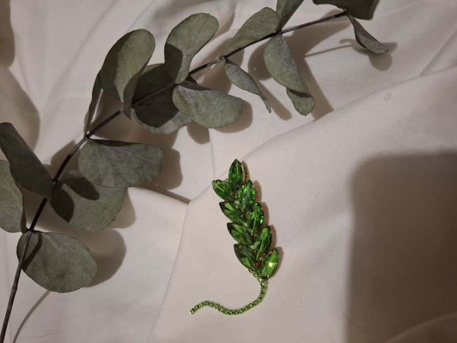 Брошка Колосок  ручна робота