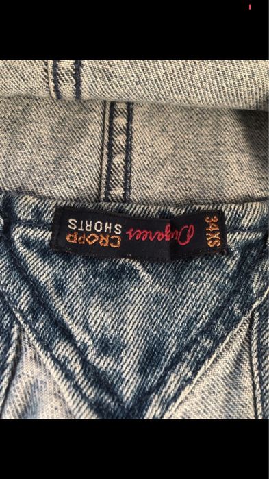 Jeansowe ogrodniczki Cropp xs