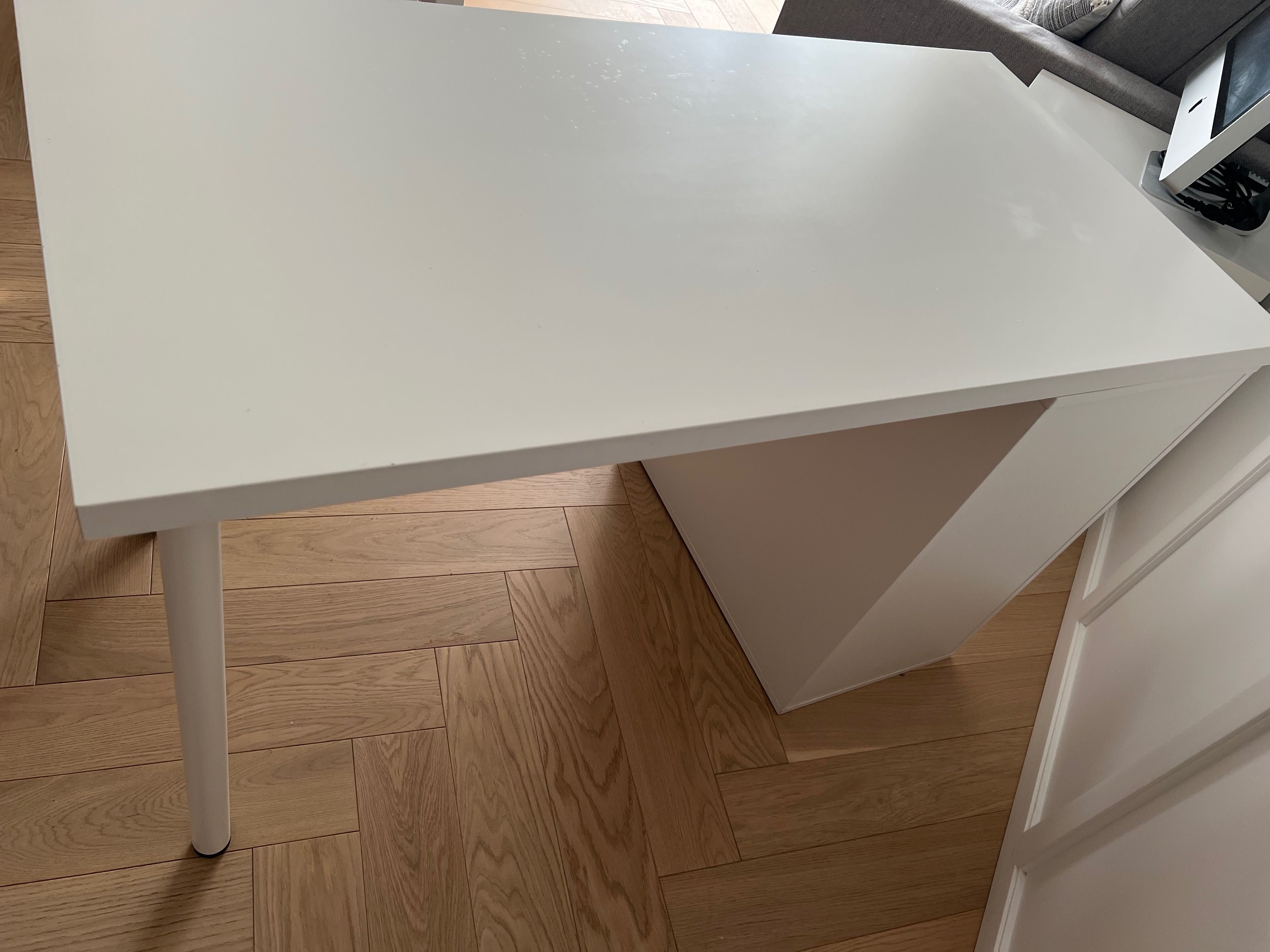 Białe biurko Ikea Lagkapten Białystok