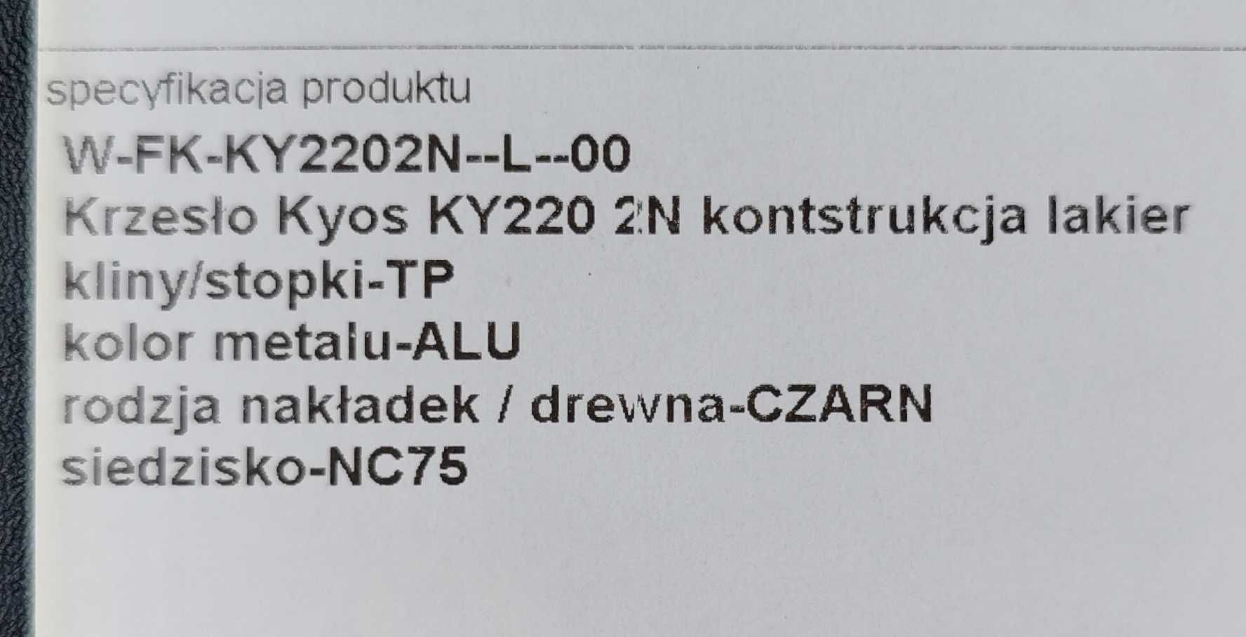 Krzesło konferencyjne Kyos KY220 2N