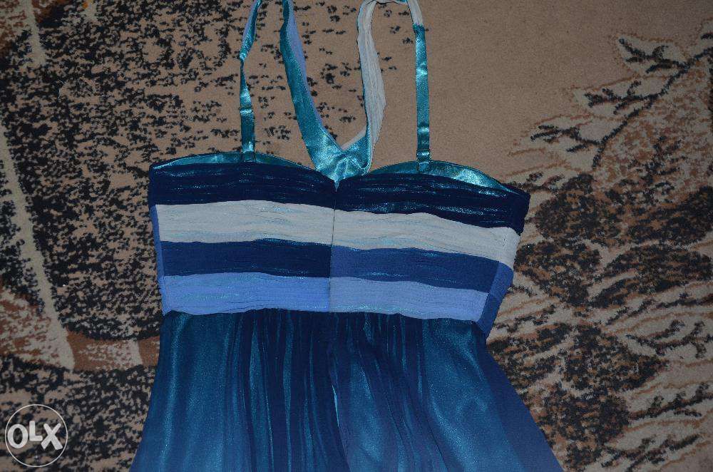 Suknia wieczorowa niebieska Ombre Rozm S Yosh