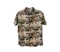 Primark wiskoza koszula letnia hawajska shirt hawaii orły XS S