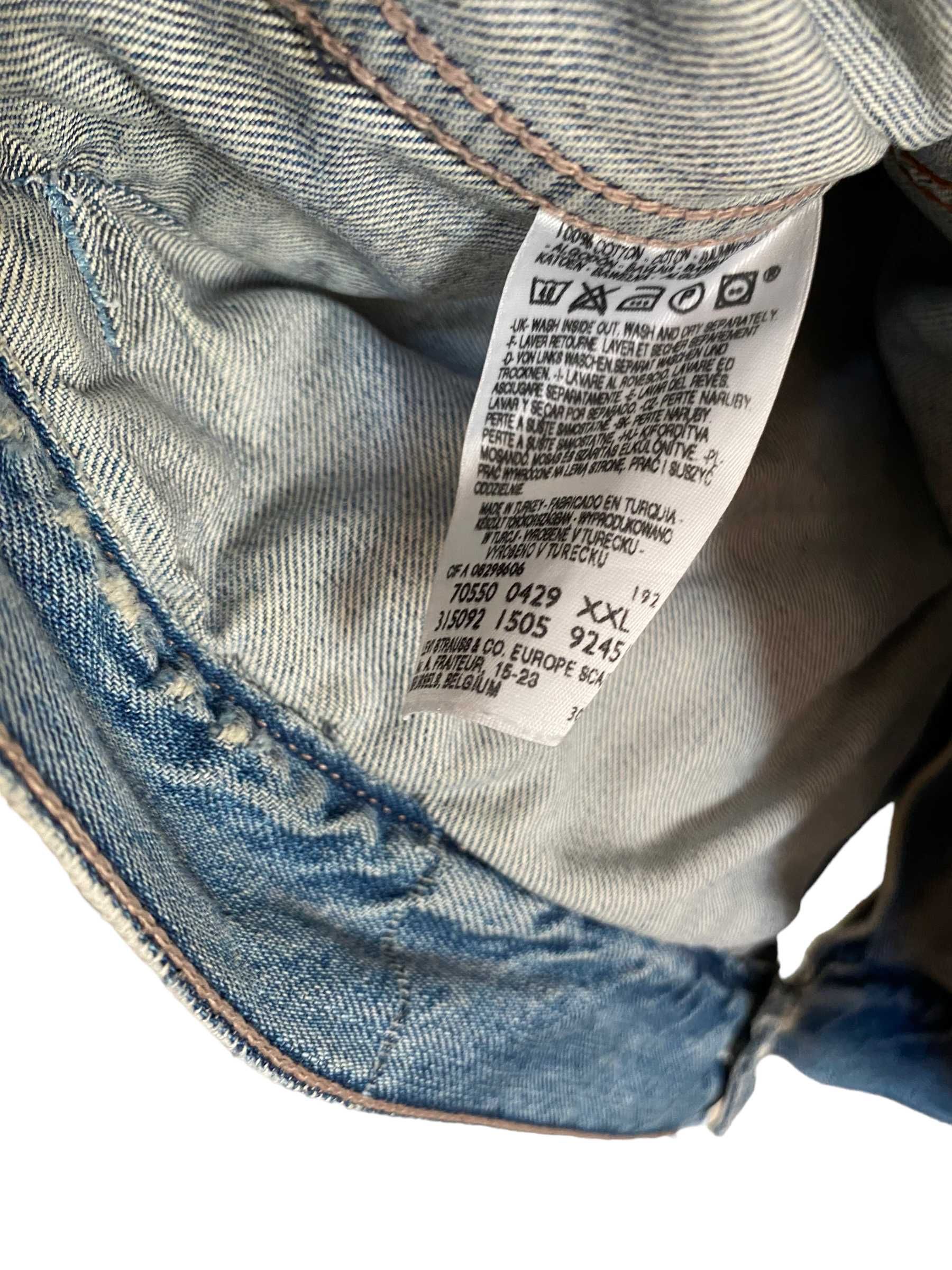 Levi's kurtka jeansowa, trucker jacket, rozmiar XXL, stan bardzo dobry