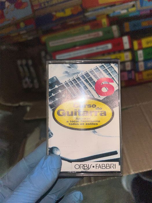 Livros e cds de curso de guitarra