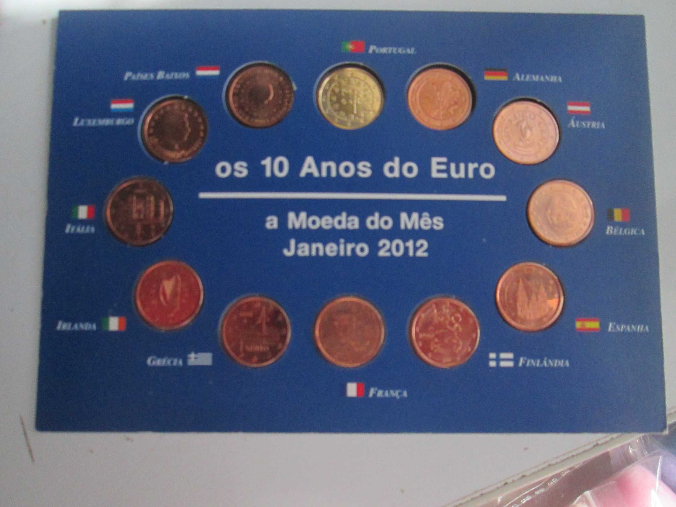 Moedas do euro de 1 Ctº