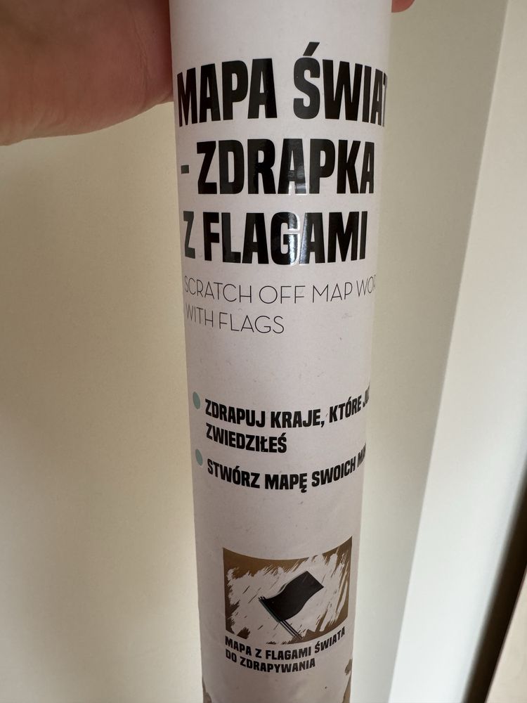 Mapa świata mapka zdrapka