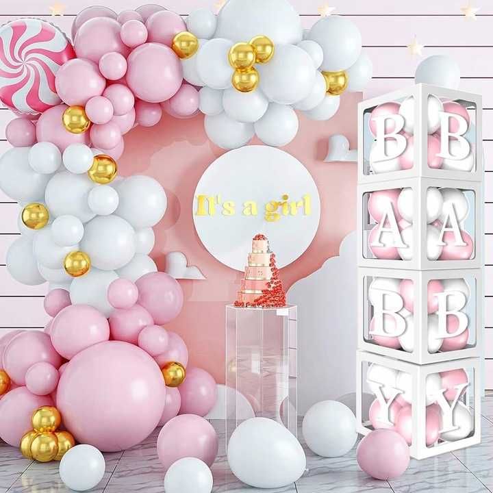 Balony na urodziny Zestaw 100 sztuk Girlanda balonowa Ścianka
