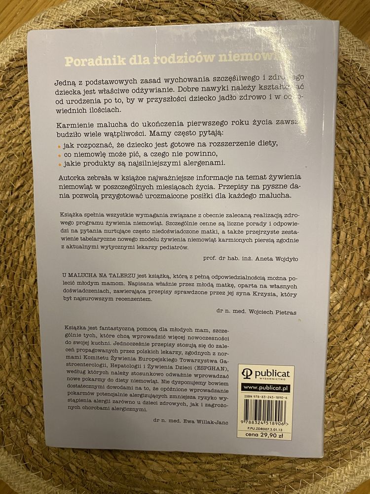 Książka U malucha na talerzu. Zdrowa dieta dla niemowląt