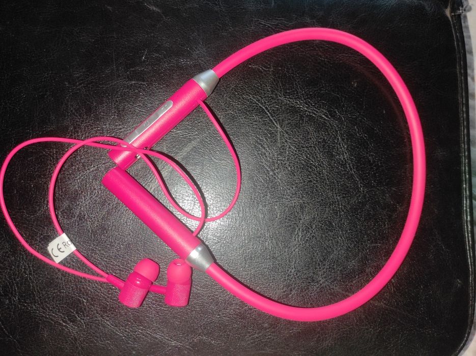 Беспроводные блютуз наушники через шею