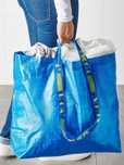 1zł wysyłka Torba 36l IKEA 3sztuki zestaw niebieska mocna i trwała