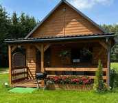 Domki nad jeziorem#działka z linią brzegową # pomost # sauna#jacuzzi