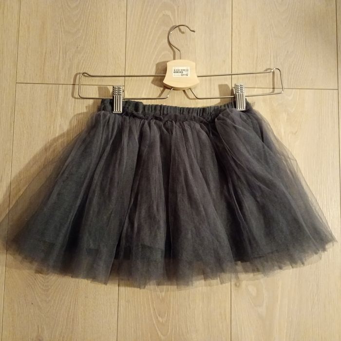 Grafitowa spódniczka tiulowa dla dziewczynki Zara