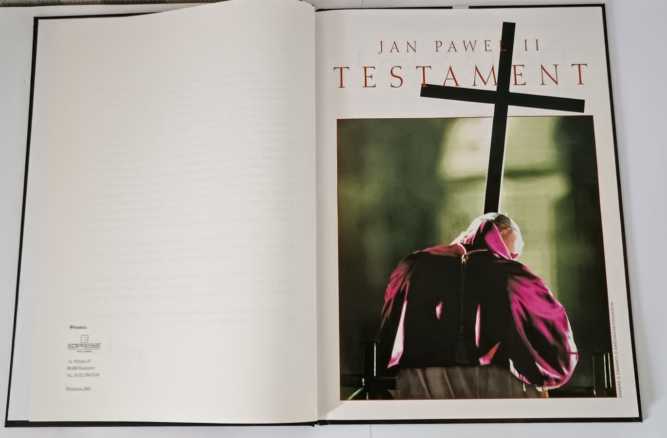 Jan Paweł II, 6 książek, w tym Testament JP II, idealny stan