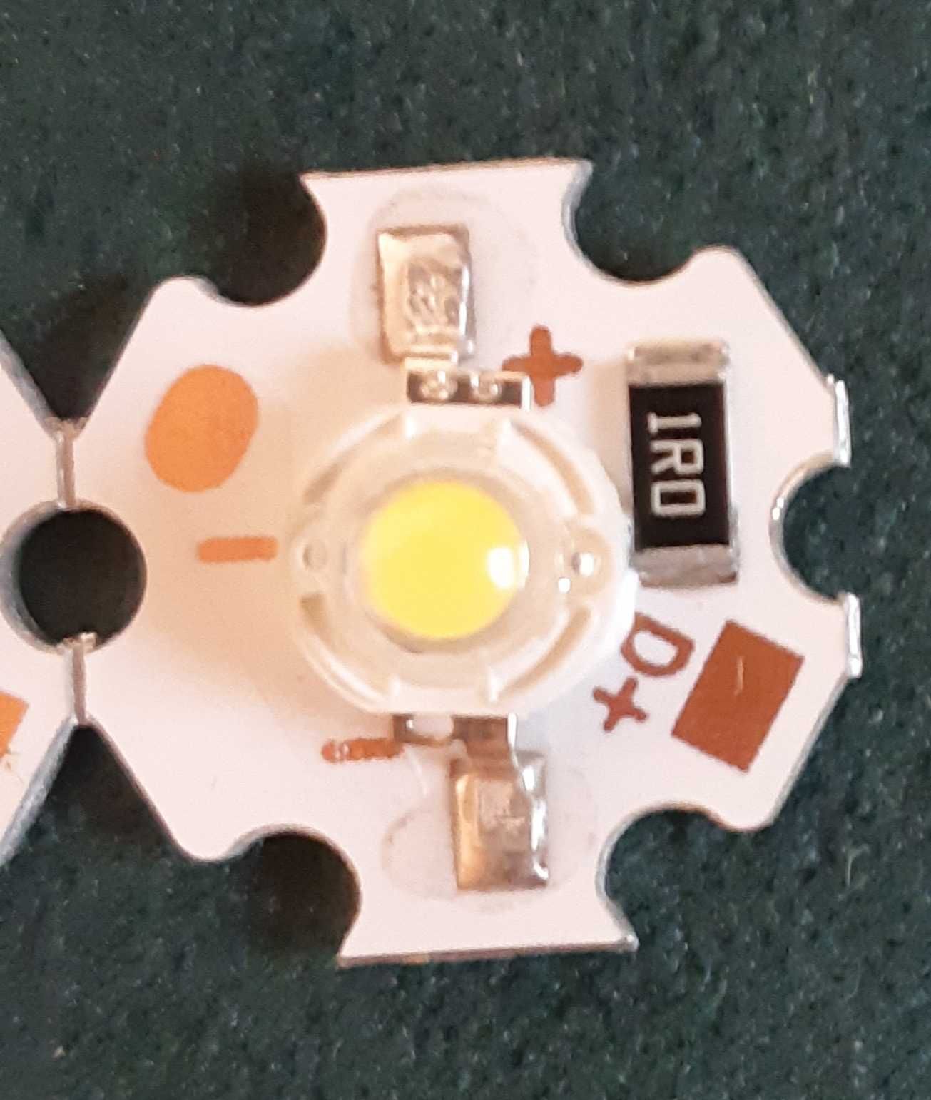 Power Led 3 Watt, 3,7V 2000K złotożółty
