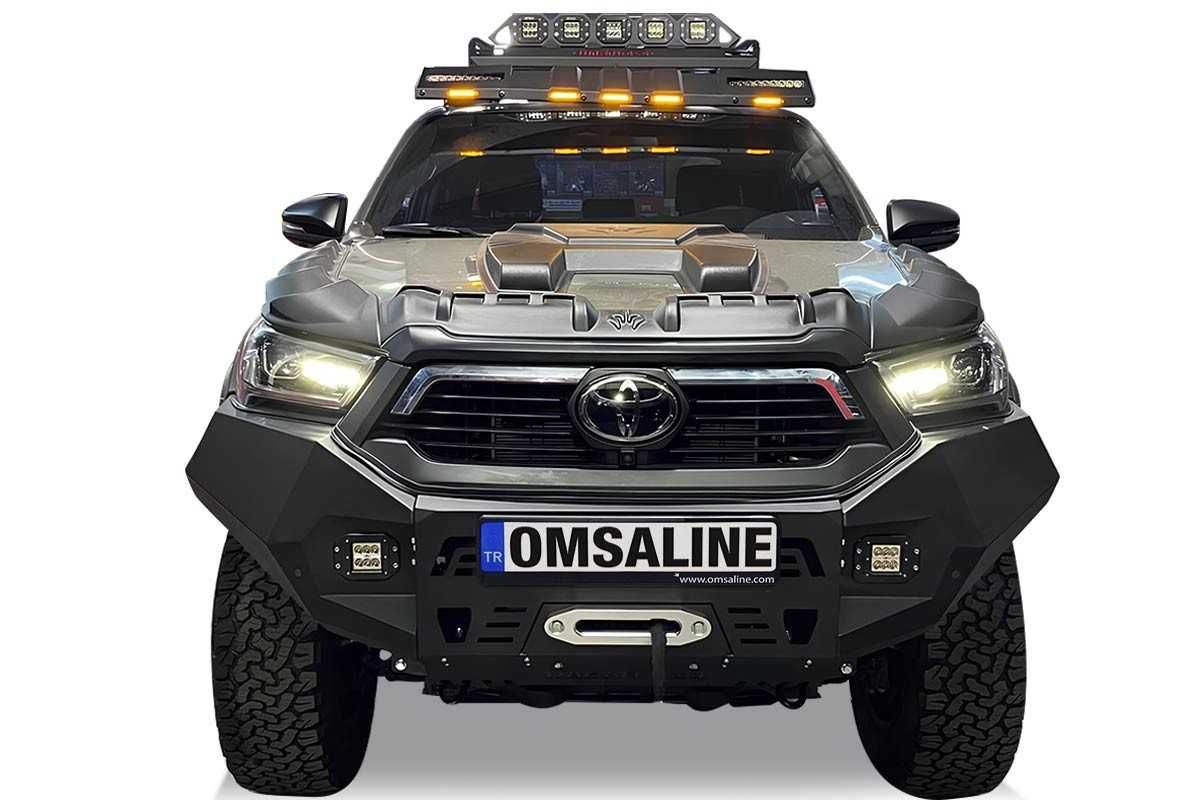 Бампер на Toyota Hilux 2006-2025 силовой бампер посилений задній