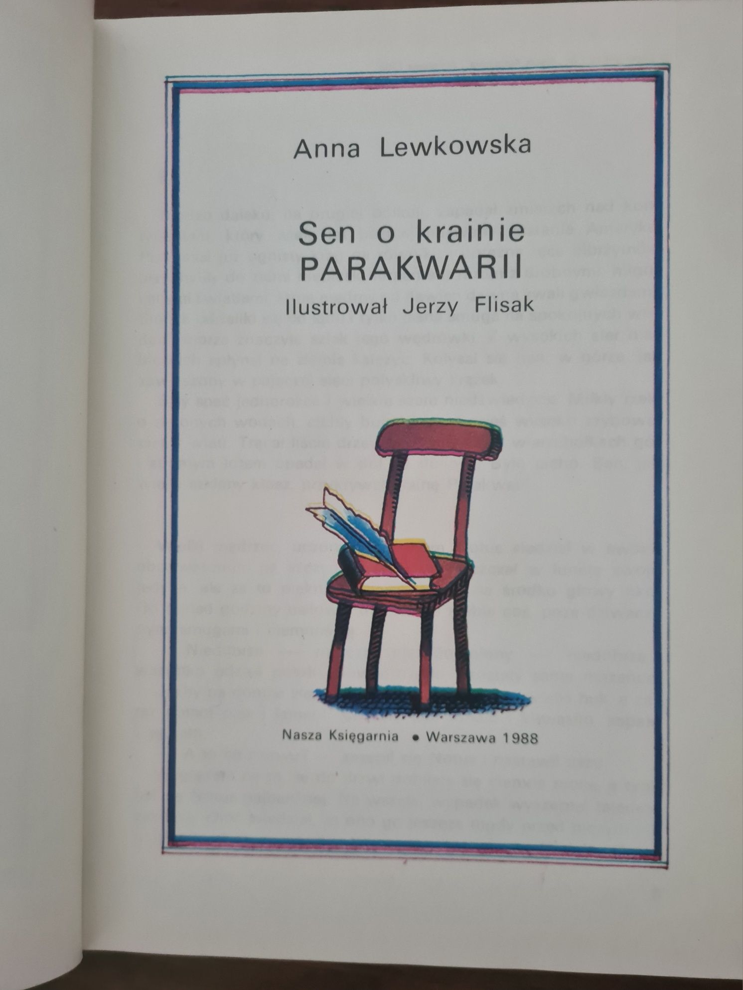 Sen o Krainie Parakwarii - Anna Lewkowska