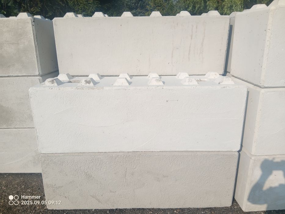 Bloki betonowe 180x60x60 lego