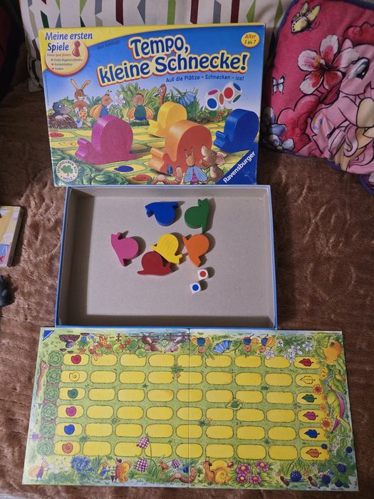 Детская настольная игра Гонки улиток