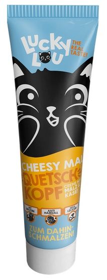Przysmak bez laktozy dla kota - Lucky Lou Pasta serowa ze słodem 100g