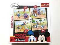 Puzzle trefl mickey mouse 4 w 1