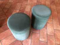 Pufs de sala verdes