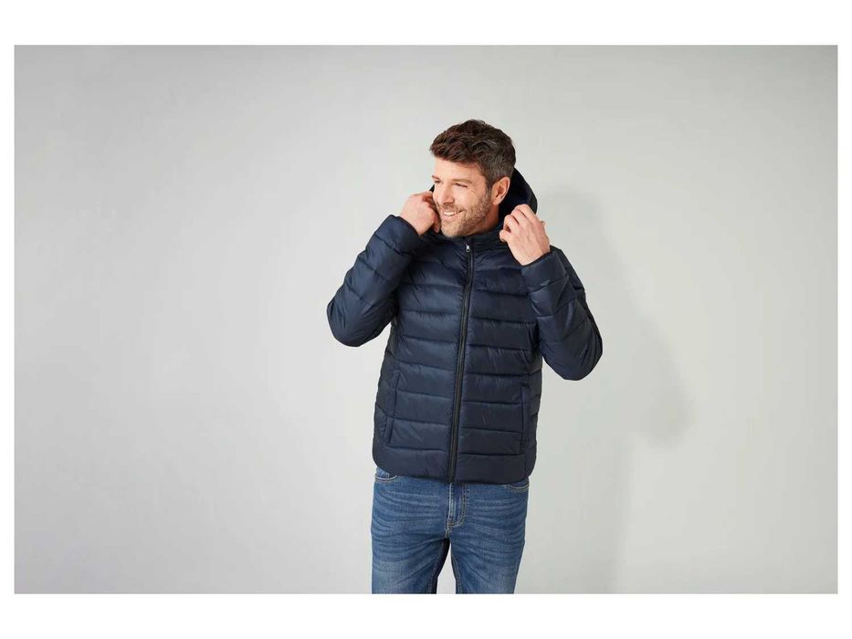 Мужская теплая лёгкая водонепроницаемая стёганая куртка