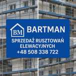 Rusztowanie na szczyt 70m2 Plettack nowe nie używane