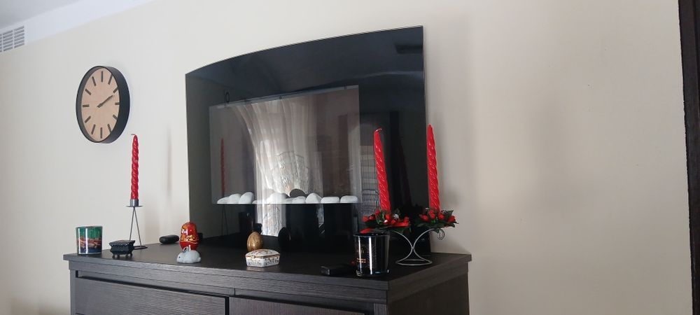 Kominek z funkcją grzania