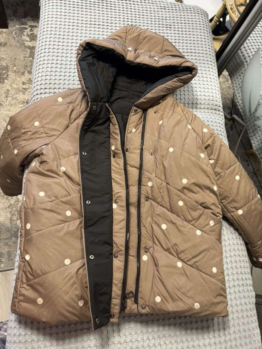 Пуховик жіночий двосторонній | Зимова куртка