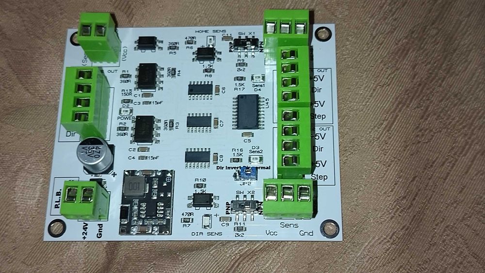 Плата вирівнювання порталу станка з ЧПУ. PLB V2.53