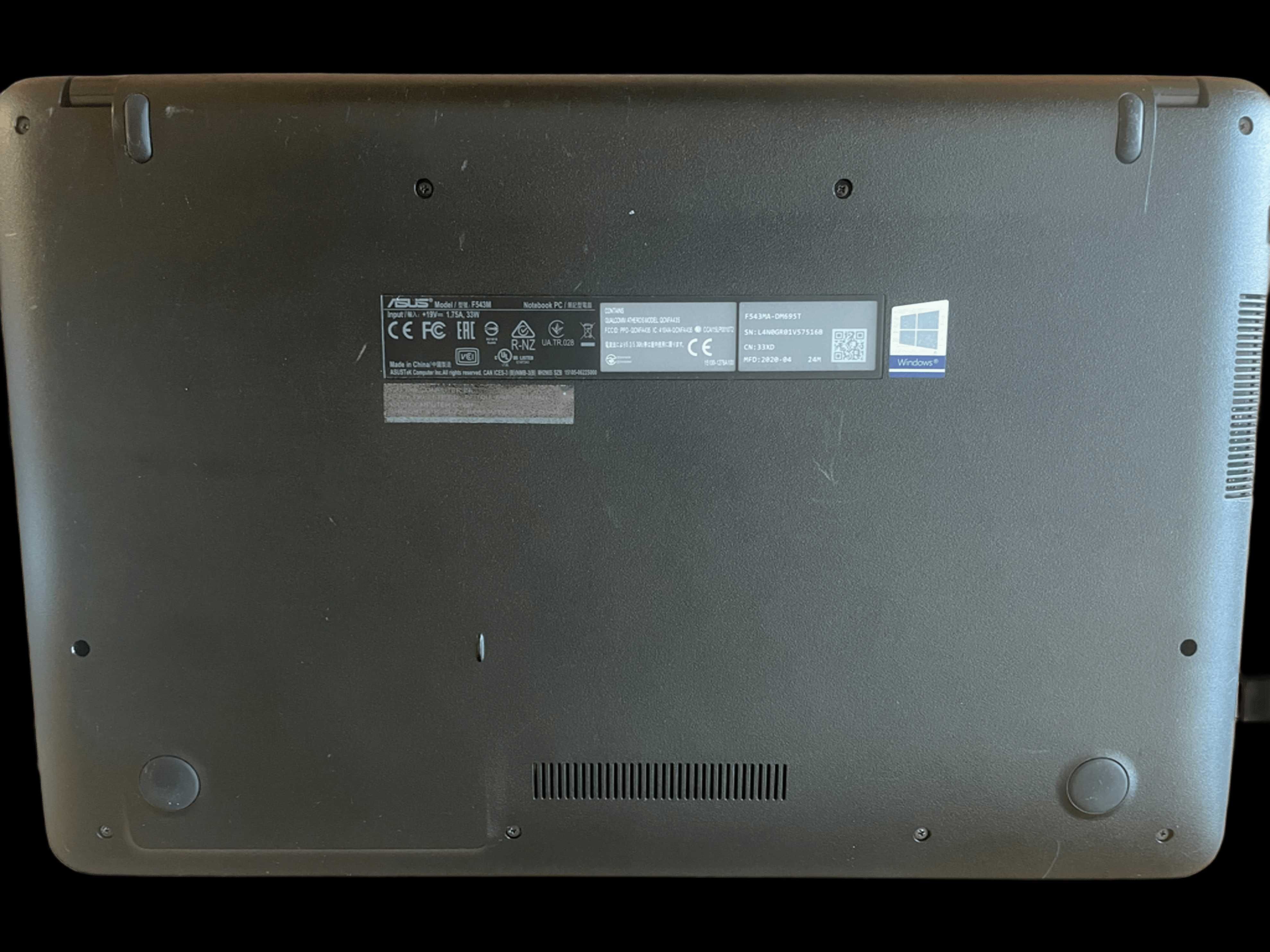 ORYGINALNY Laptop Asus F543MA-DM695T