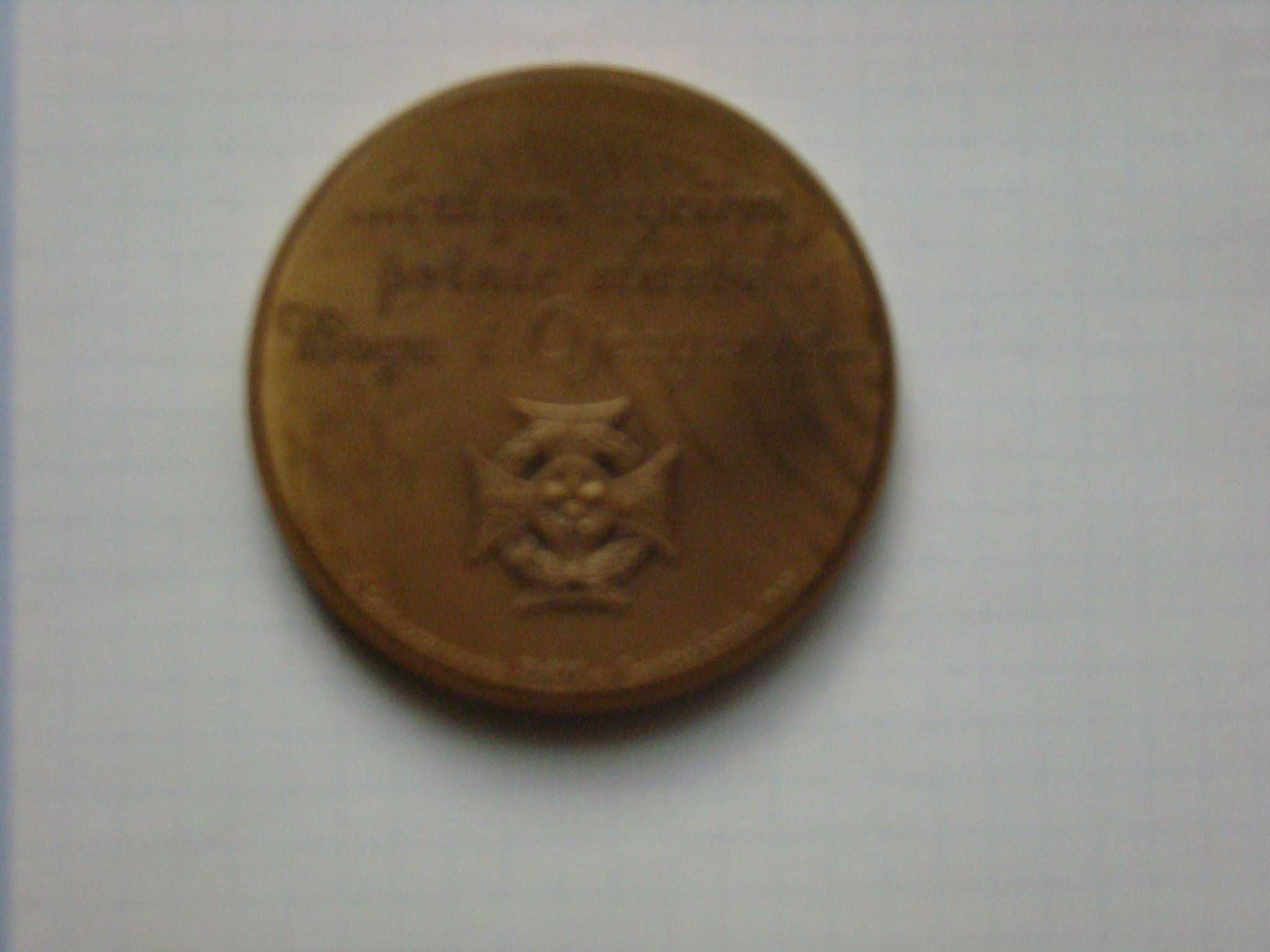 Medal dwustronny - harcerski; twórca hymnu harcerskiego, średnica 6cm