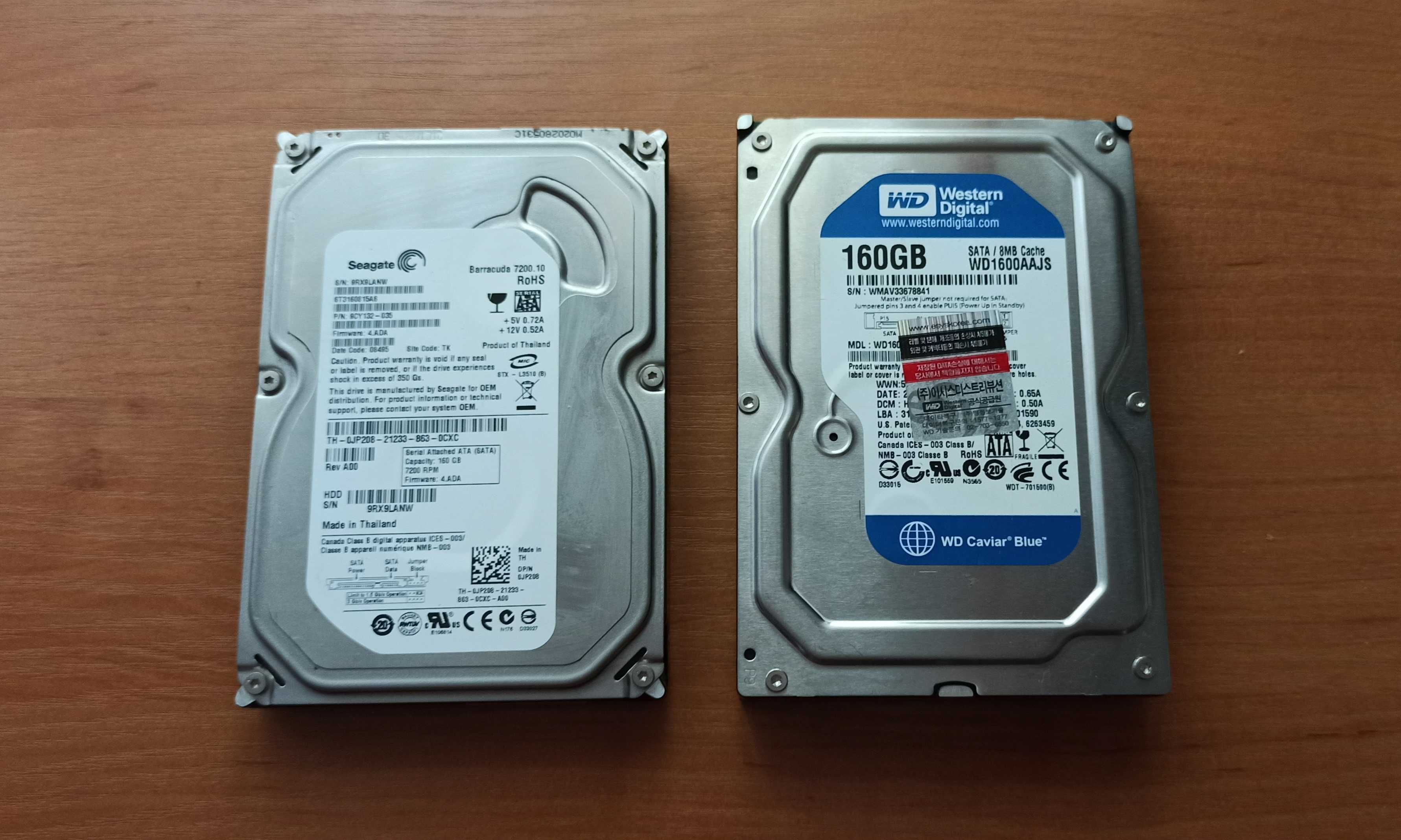 жёсткие диски WD 160 Gb