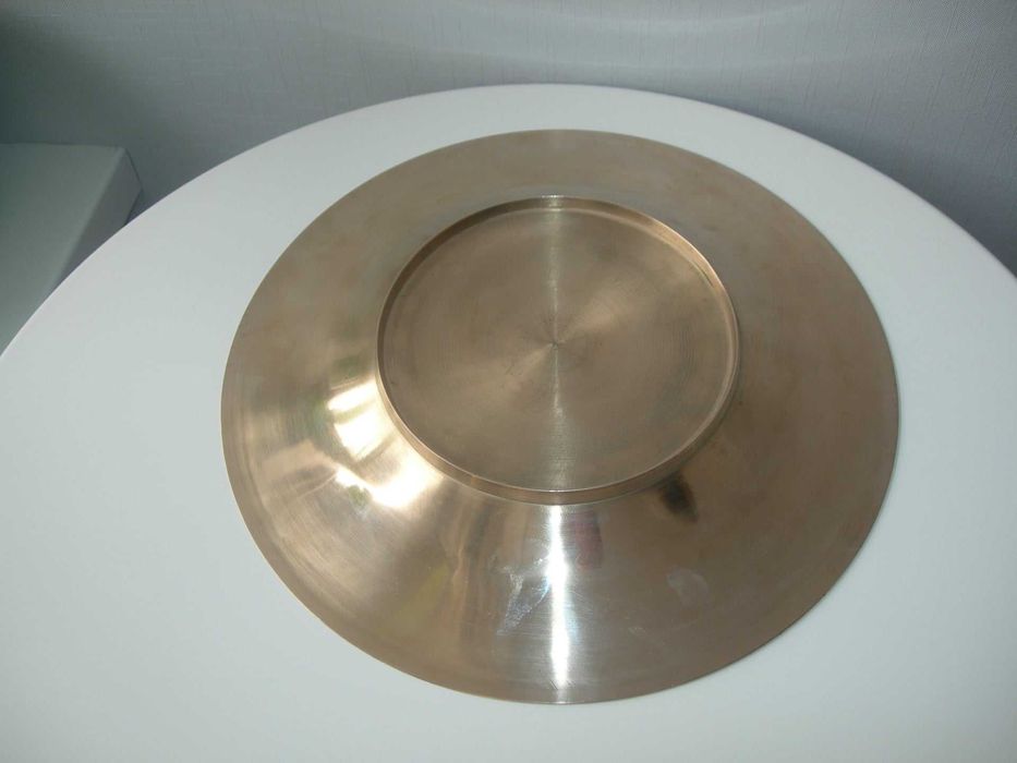 Тарілка велика, блюдо, 28.5 см, бронза, бронзова, Німеччина