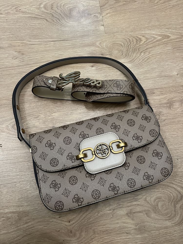 Сумка та ремінь Guess (оригінал)