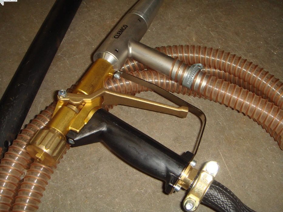 пескоструйный комплект CLEMCO, фильтр дыхания BAF контракор, шлем