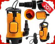 Nowa POMPA DO WODY Brudnej Czystej Szamba Ścieków 12500l/h Eco (-20%)