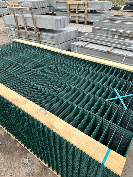 Ogrodzenia Panelowe Panele 3d Ogrodzenie KOMPLETNE Zestaw Transport 48