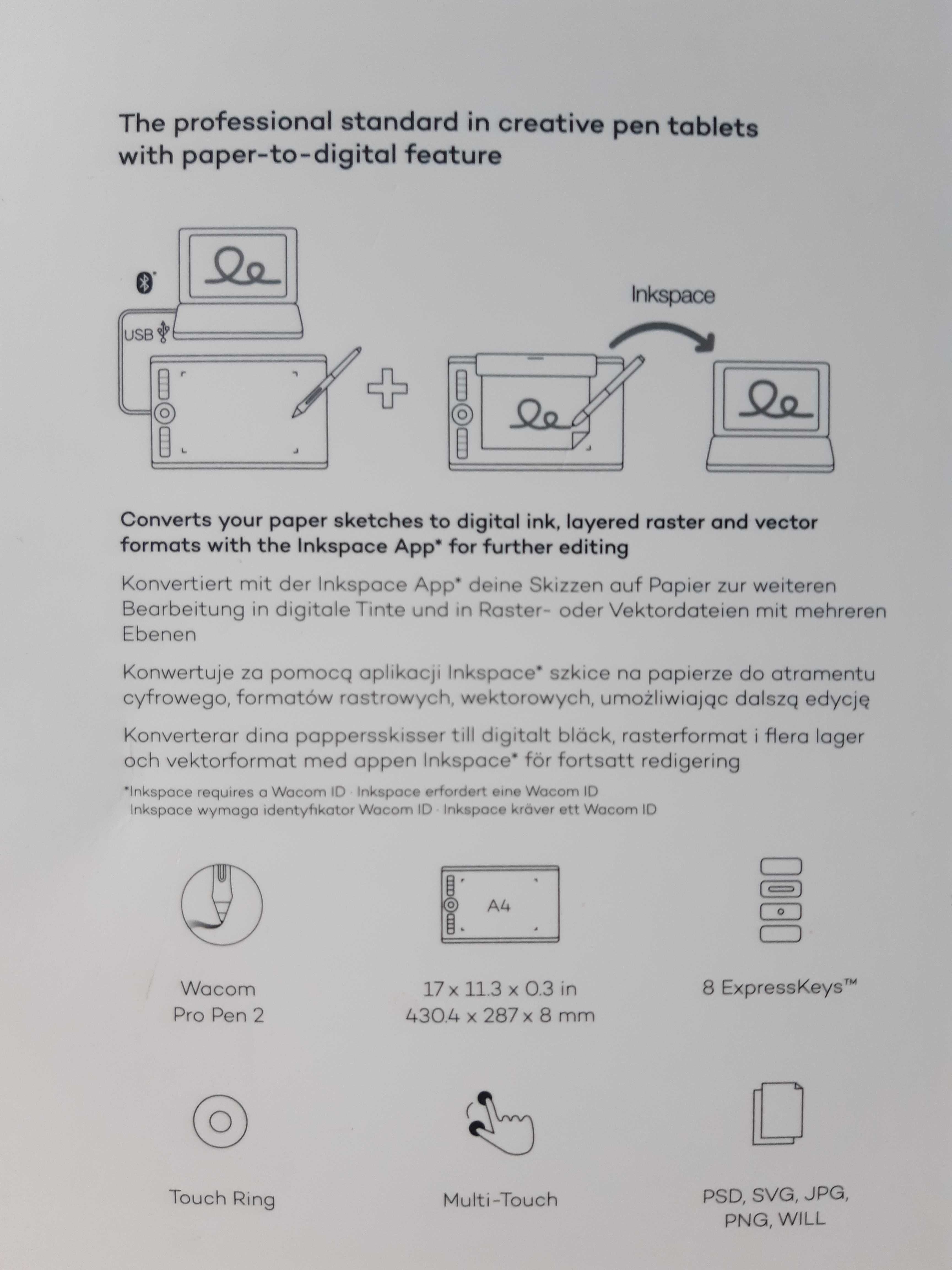 Tablet graficzny Wacom Intuos Pro L paper edition