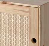 Ikea Valjare Szafka z drzwiami sosna/topola 35x25x35 cm