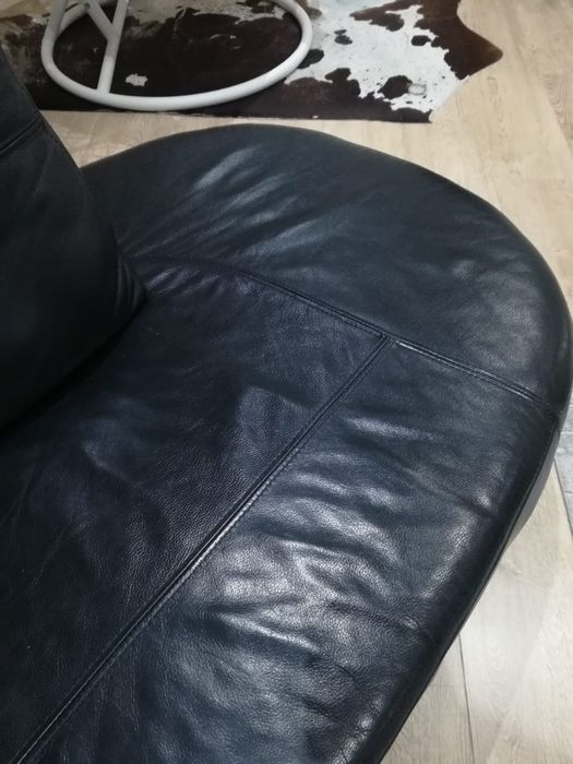 Sofá de pele de búfalo