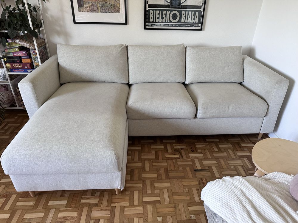 Sofa Vimle 3-osobowa z szezlongiem
