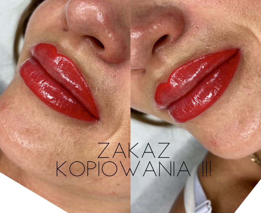 Usta Lipiec Modelki na Makijaż Permanentny Ust w Poznaniu