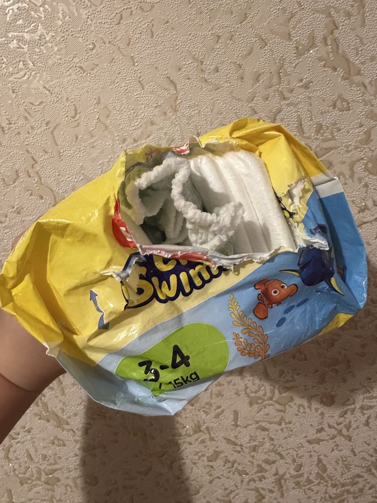 Підгузки трусики для плавання дитячі хагіс, huggies