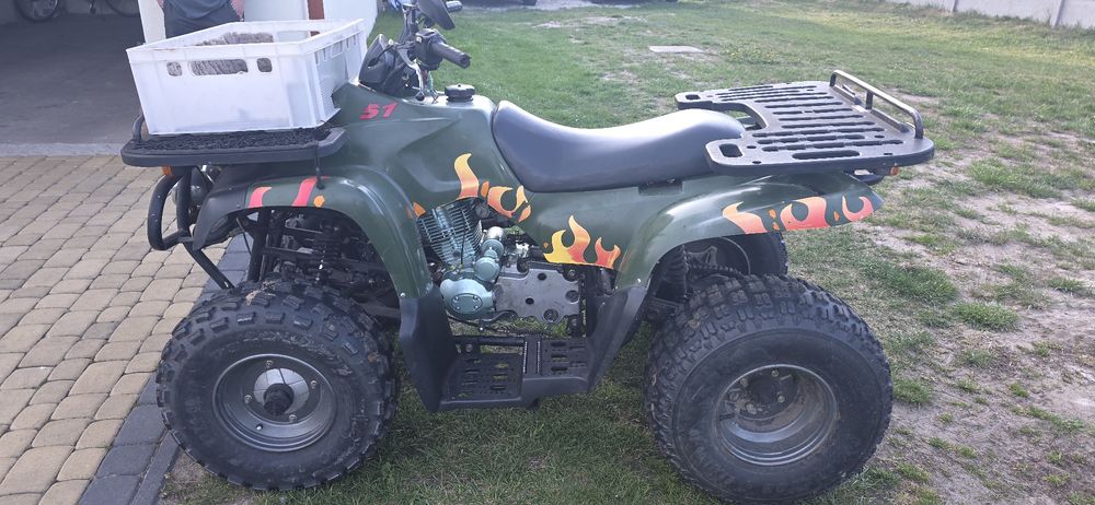 Quad 250 z nowym silnikiem