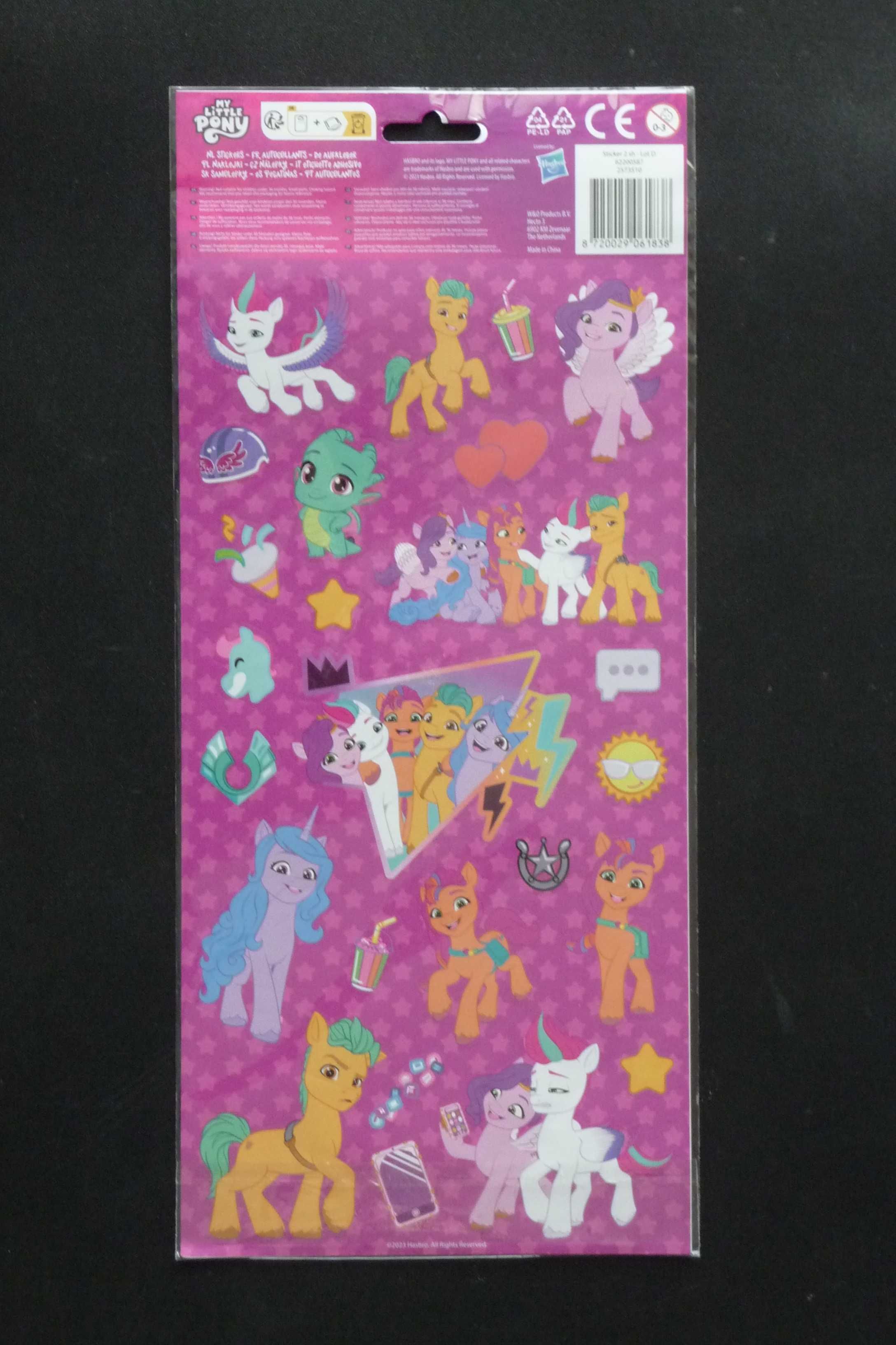 Naklejki z bohaterami bajki My Little Pony