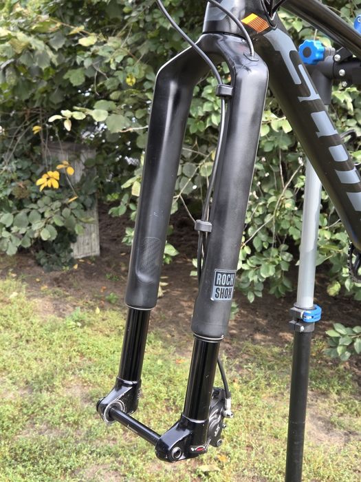 RockShox RS-1 100 mm Boost + duo manetki blokady – stan bardzo dobry!